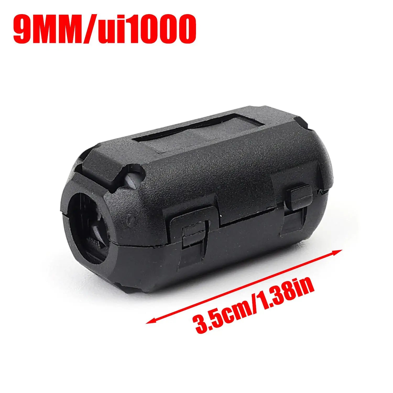 Noise Filter Magnetic Clip Ferrite Core Noise Suppressor Filter Ring Cable Clamp for Powerline Power Cord Wire Interference Clip