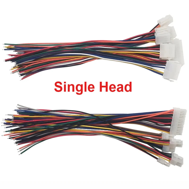 2pcs 20/30/50cm 5557 5559 2-24Pin Dual Row Micro-Fit MX4.2mm Male Female Automotive PC Computer Graphic Harness Plug Wire Cable