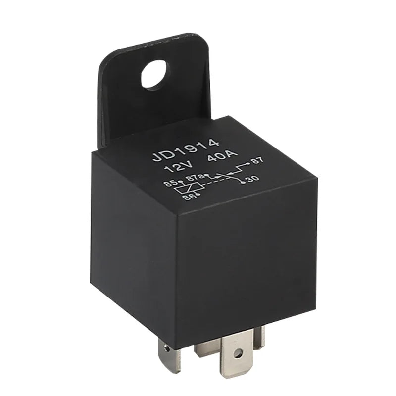 1PCS Waterproof Automotive Relay 12V 24V 40A 4 5 Pin Relay SPDT with Sockets and Wiring Harness Switch Kits for Car Truck