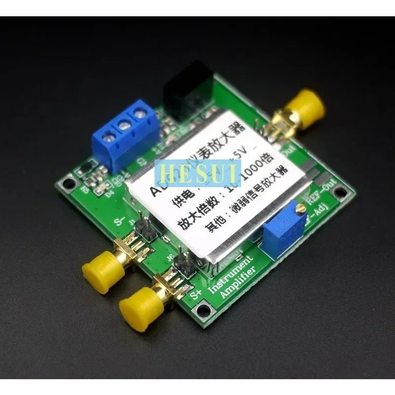 AD623 Instrument amplifier module Single power supply single end/differential millivolt microvolt small signal