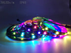 DC5V SK6812 RGBW(Similar WS2812B) 4 In 1 Led Strip 30/60/144 Leds/m Individual Addressable Led Light Black /White PCB IP30/65/67