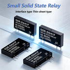 Slim Relay SSR-41FDA SSR-41FDD Solid State Relay 6a Din Rail Relay DC Control AC DC Control DC