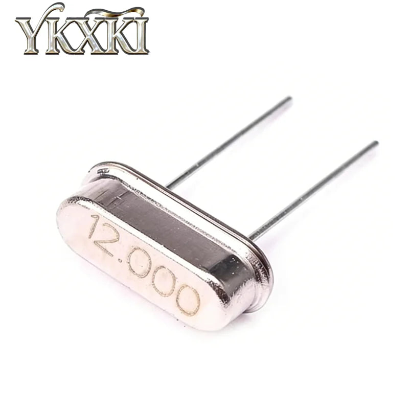 10-200PCS new 4Mhz 6Mhz 8Mhz 10MHZ 12Mhz 16Mhz 20Mhz 24Mhz 25MHZ 27MHZ 48MHZ Quartz Crystal Resonator Passive Oscillator HC49S