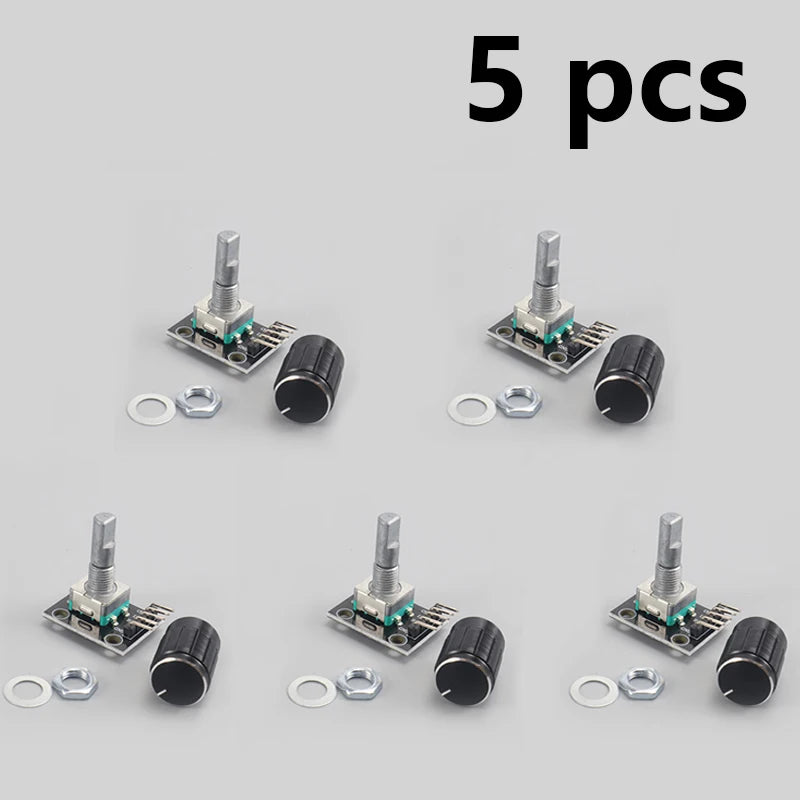 KY-040 Rotary Encoder Module with Push Button 20 Pulse/Revolution 5V for Arduino Menu Control Volume Motor Position