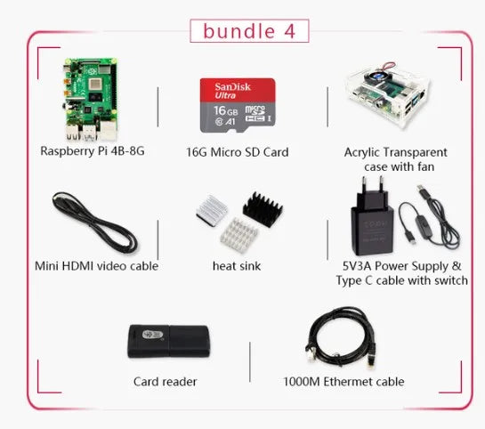 TAO New Raspberry Pi 4 Model B 8GB RAM, Completely Upgraded