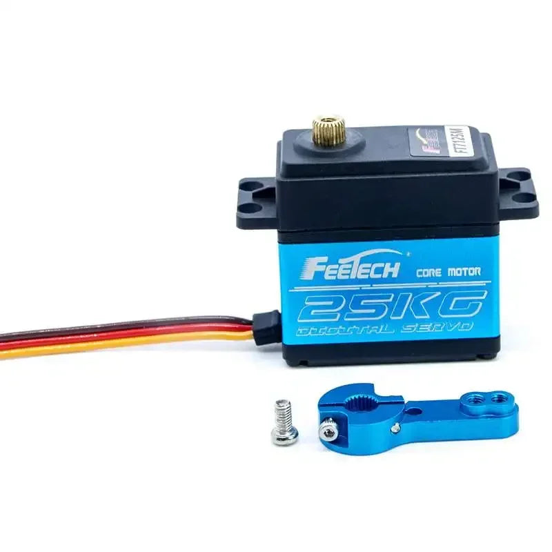 Feetech FT7125M 25kg Digital Servo Waterproof 180° Stainless Steel Metal Gear High Torque Motor for RC Baja Car Arduino DIY Boat