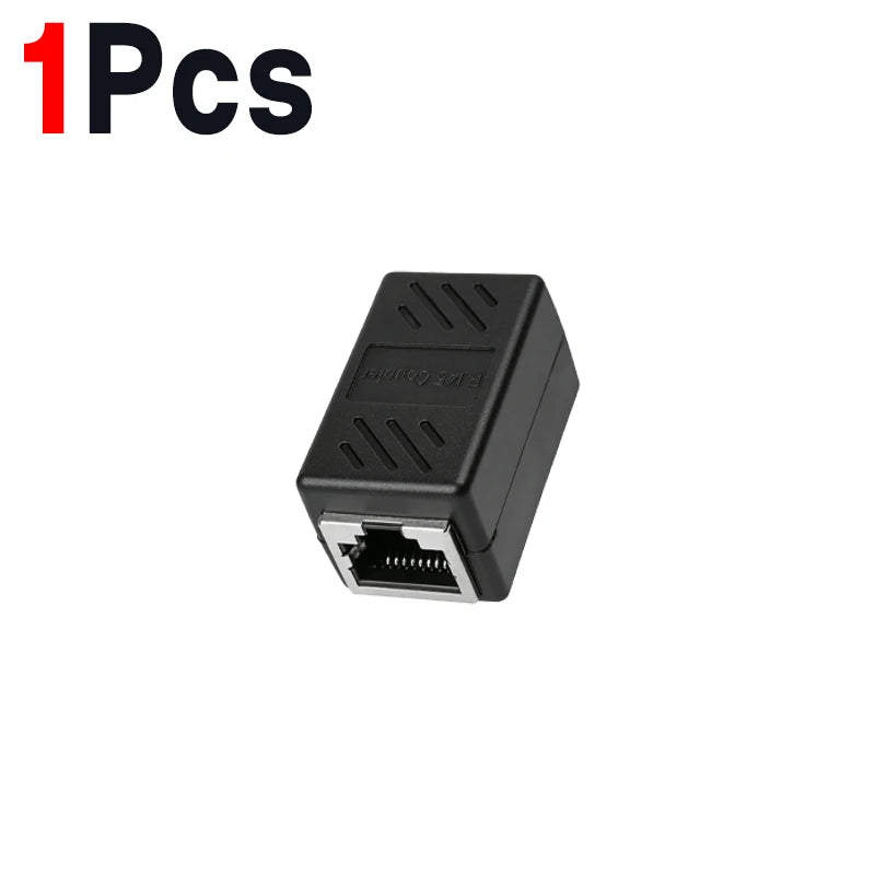 1/5/10PCS RJ45 Ethernet Keystone Coupler for Cat7 Cat6 Cat5 Internet Cable Extender Connectors Female To Female RJ45 Coupler
