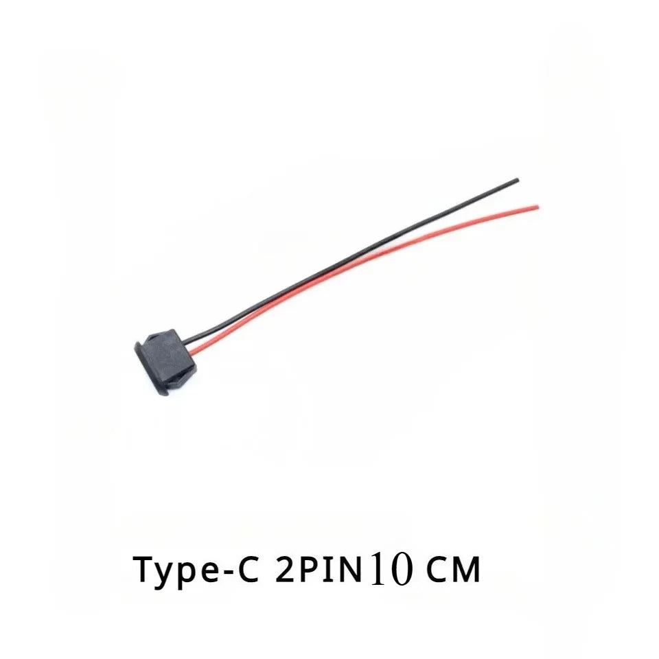 1pcs USB Type C Waterproof Connector Type-C With card buckle Female 3A High Current Fast Charging Jack Port USB-C Charger Plug