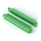 (1 pcs) 2EDGWB - 3.5mm 3.81mm Wall-Mounted Fixed Plug-in Terminal Block with Lugs KF 15EDGAM/KM Complete Set 3.5 3.81 2~24P