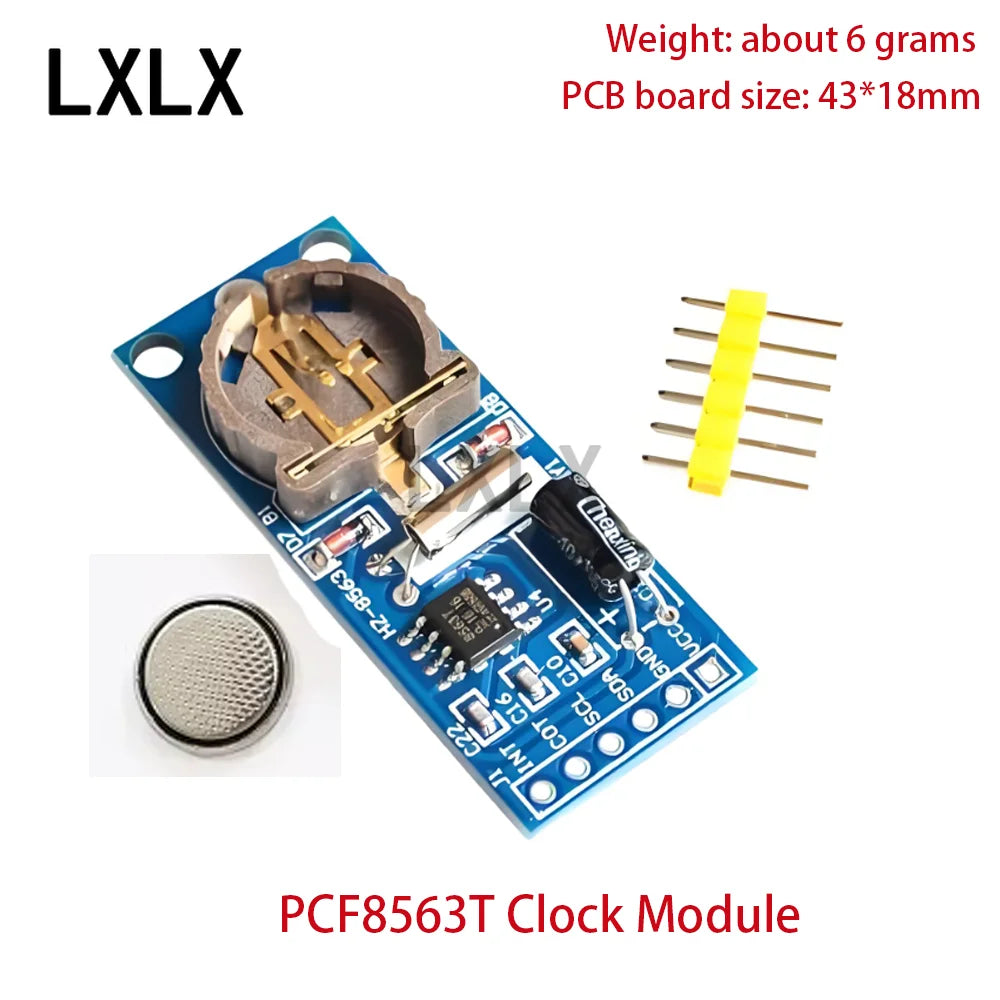 LXLX1 10 Pcs PCF8563/ PCF8563T/ 8563 / Clock Module RTC Time Module Calendar Timer Board Electronic