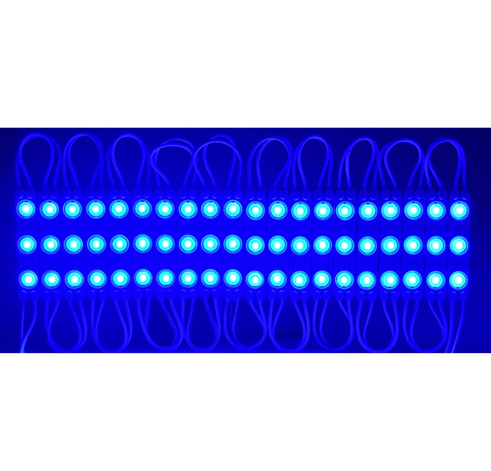 200pcs DC12V 2835 3LED Module Injection Outdoor Waterproof IP67 Strip Light for Shop Signboard Advertisement Sign Letter Decor