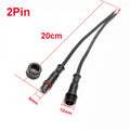 1Pair M12  2 3 4 5 Pin Waterproof IP65 Cable Wire Plug for LED Strips Male and Female Jack 20cm Lengh Connector Small Size Head