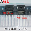 10pcs/lot 100% New Imported Original 60T65 60T65PES MBQ60T65PES TO-247 MBQ60T65PESTH IGBT Transistors 60A 650V