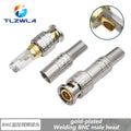 BNC Solderless Connector Q9 HD Video Oscilloscope Male Plug Welding Free 75-5 Ohm Monitoring Weldings Cable Connectors