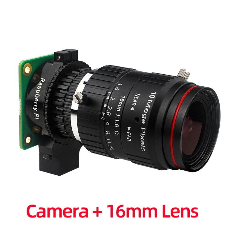 12.3 MP Raspberry Pi High Quality Camera with Sony IMX477 Sensor Optional 6mm CS 16mm C-mount 8-50mm Lens for Pi 4B 3B Zero 2 W