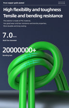 BYXGD Cat5e SFTP Drag Chain Cable 22AWG Double Shielded High Flexible RJ45 Cable IP67 Waterproof For PLC Robotic Arm Automation