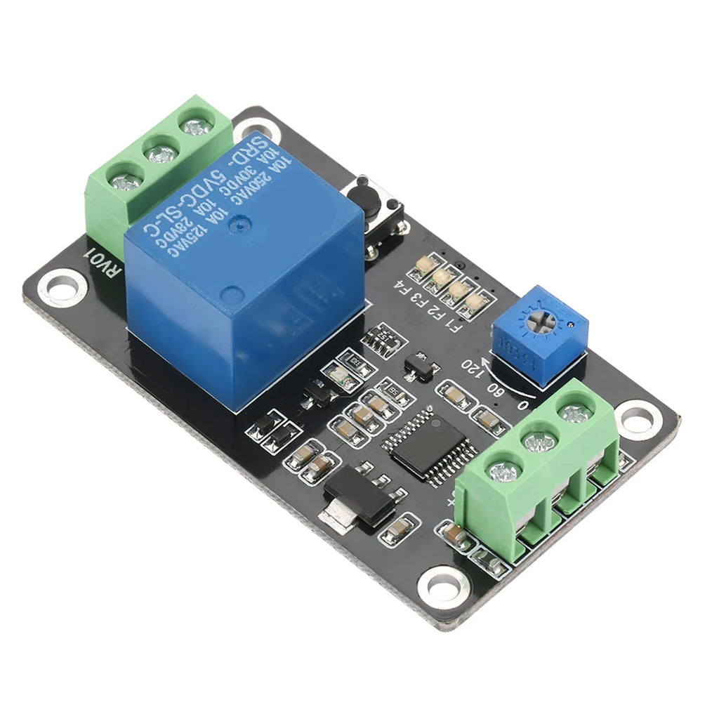 TRM01 Delay On Off Relay Delay Timer Relay Self Locking Delay On Off Time Switch Super 555 Timer DC 5V/12V/24V