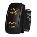 Marine Boat Rocker Switch 12/24V Orange Backlit Anchor Beacon Up Down Button ON OFF/ON OFF ON Momentary Toggle Switch Waterproof