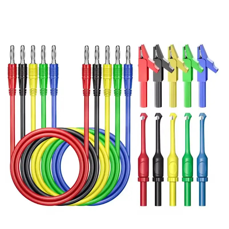 4mm banana plug test leads/threading probes for automotive diagnostics, multimeter electrical testing