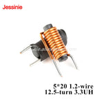 5pcs/1pc R Rod Common Mode Toroidal Inductor Coil 4x15mm 5x20 14x9x5 22x14x8mm 0.6-1.2mm Wire 3.3UH/2-10MHz 4-10A Power Filter