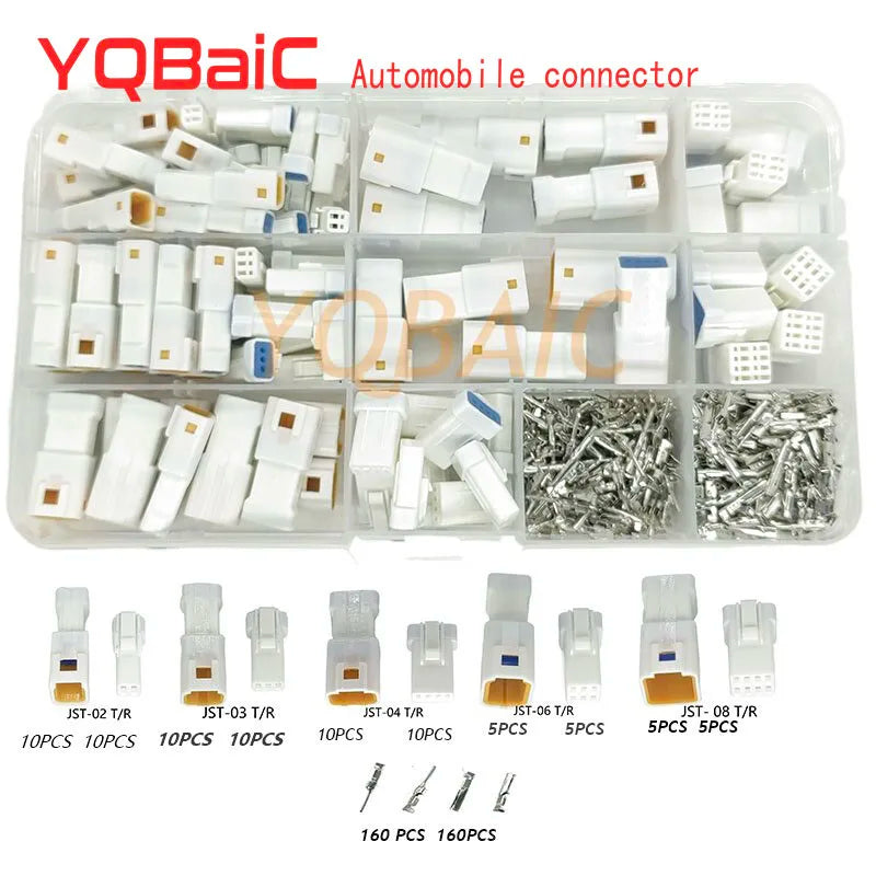 2P 3P 4P 6P 8P 0.6 MM Waterproof Wire Connector Plug Male And Female Socket With Cable JST JWPF Electrical Connectors