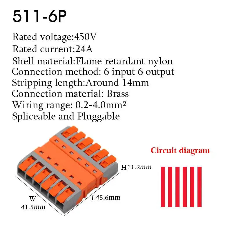 10PCS Electrical Quick Terminal Blocks Lever Universal Compact Cable LED Wire Connectors 1/2/3/4/8/10 Pins Plugable Spliceable