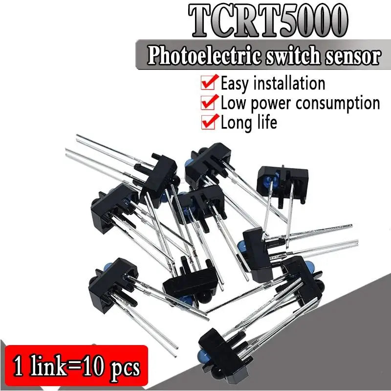 10PCS TCRT5000L TCRT5000 Reflective Optical Sensor Infrared IR Photoelectric Switch WAVGAT