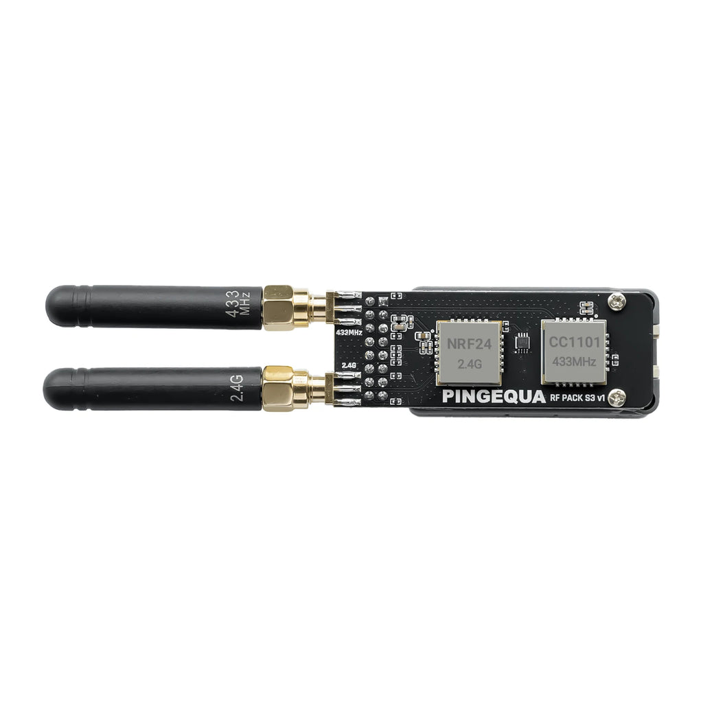 M5Stack StickS3 Dual-Band Module CC1101 433MHz NRF24L01 2.4GHz With Bruce Firmware PINGEQUA RF Pack S3(StickS3 Is Not Included)