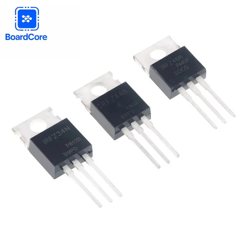 5/10pcs TO-220 MOSFET Transistor IRFZ44N IRF3205 IRF740 IRF640 IRF540N IRF1404 IRF530N Amplifier High Power N-Channel Assortment