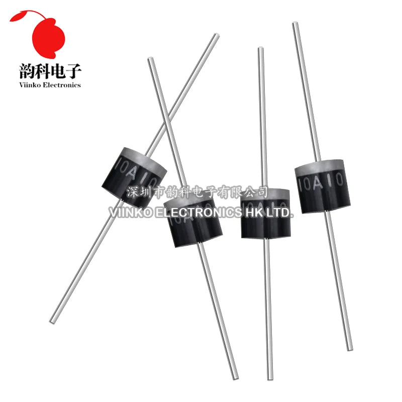 20pcs 10A10 6A10 20A10 R-6 6A 10A 20A 1000V DIP Axial Rectifier Diode Good Quality
