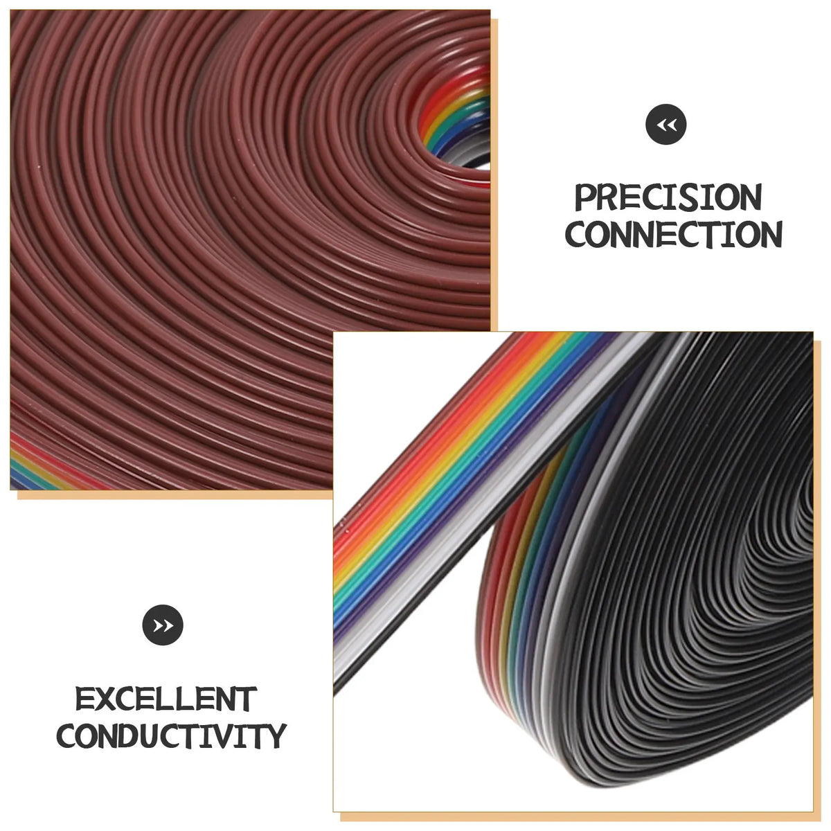 Flat Ribbon Cable 20p 1.0mm Pitch Flexible Wiring Harness Electric Component Connector for Data Signal Transmission