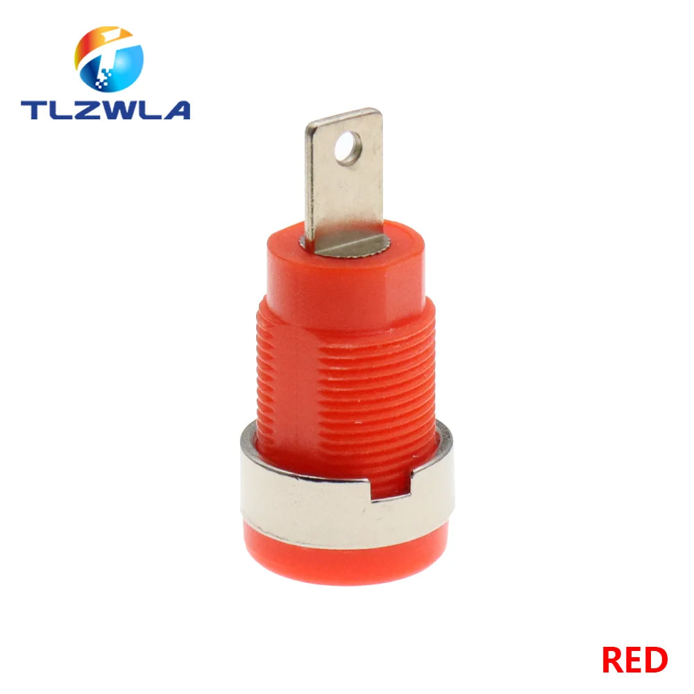 5PCS 4MM Banana Plugs Female Jack Socket Plug Wire Connector Multimeter Socket Banana head Female