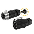 EW-LP16 IP68 Waterproof 20A 600V AC 2Pin 3Pin Crimping Quick Connection Power Aviation Connector Male Plug Female Socket Panel