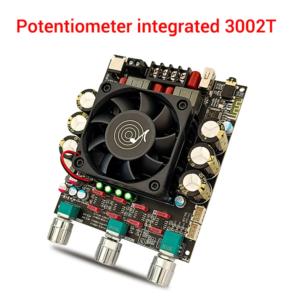 TPA3255 300W+300W Stereo Bluetooth Audio Sound Power Amplifier Board Treble Bass for Car Karaoke Smart Home Theater Subwoofer