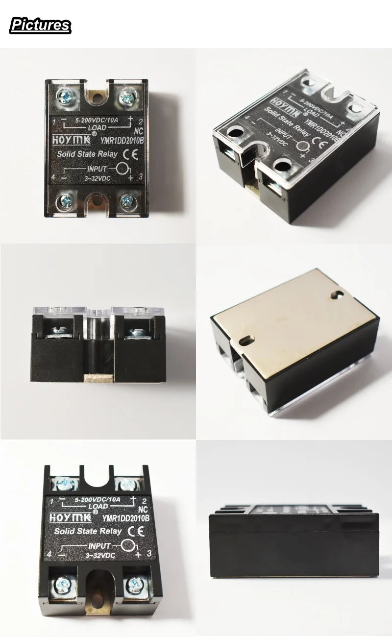Wholesale Lot SSR DD DC to DC 36v 40A Module 12 Volt 30 AMP 50AMP Normally Closed Type Solid State Relay