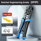 SAMZHE RJ45 Crimper RJ11 RJ45 Crimping Tool Ethernet Network LAN Cable Crimper Cutter Stripper Plier for 6P 8P RJ11 RJ12 RJ45