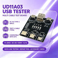 1/3PCS UD11A03 USB Cable Tester DC5V Type-C Input Compatible DT3 Test MicroUSB Type-C Lightning Data Line Detector