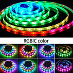 TUYA LED Strip Light Smart Wifi RGBIC Dreamcolor Ribbon Lighting USB 5V WS2812B Addressable Light Lamp Support Alexa Google