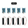 5pc Set Type-c Port 5v 1a 18650 Tp4056 Lithium Battery Charger Module Charging Board Charging Protection With Led Light
