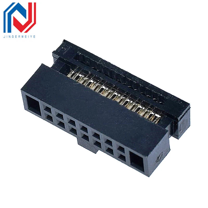 10Pcs/Lot 1.27mm Pitch IDC 6P 8P 10P 12P 14P 16P 20P 24P 26P 30P 34P 40P 50Pin FC Female Header Socket Cable Connector