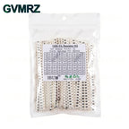 0201 0402 0603 0805 1206 1% 5% SMD Resistor Assorted Kit 1R-1M 10K 100K 1K 100R Resistance Set DIY