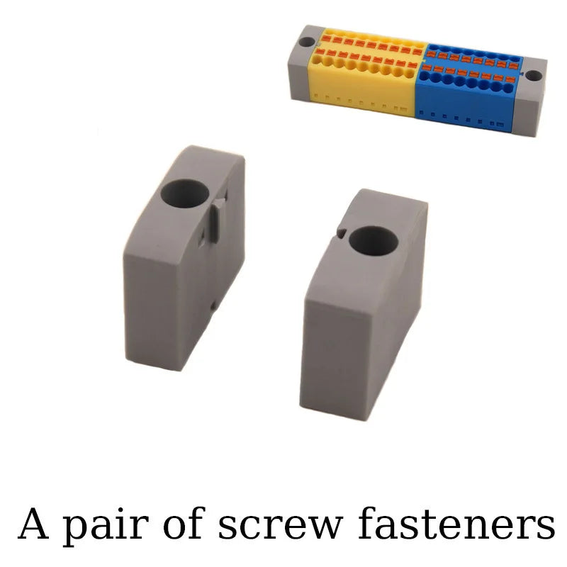 1Pc Wire Electrical Cable Connectors Plug-in Terminal Block PTFIX 2.5mm² Splitter Spliceable DIN-Rail Mounting Junction Box Too