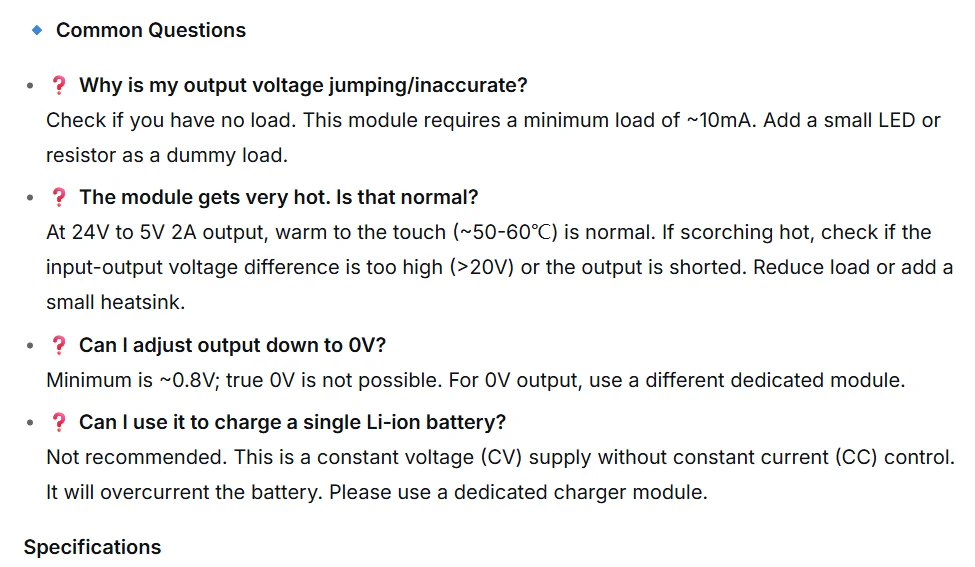 MP1584EN Buck Converter DC-DC Step Down Adjustable 3A Mini Power Module 24V to 12V 9V 5V 3V DIY Ultra-small LM2596