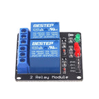 3V 3.3V 1/2/4 Channel Relay Module Low Level Trigger Liluminated Relay with Lamp Relay Output 4 Way Relay Module Power Supply