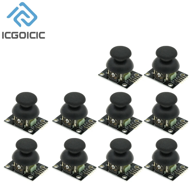 1/5/10pcs For Arduino Dual-axis XY Joystick Module Higher Quality PS2 Joystick Control Lever Sensor KY-023 Rated 4.9 /5