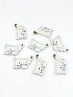 EW-35 DIN Rail Terminal Block Universal Crimping Terminal Block Gray/Brown/White Electrical Accessories 10 20 50 Pieces