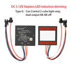 DC 12V 3A Touch Switch Sensor Stepless LED Inductive Dimmer Bathroom Mirror Lamp Dimming Control Switch for Led Light Mirror