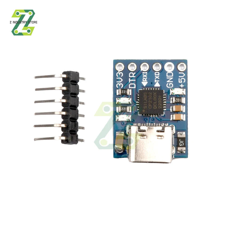 TYPE-C USB CP2102 to UART TTL Module 6Pin Serial Converter UART STC Replace FT232 for aduino