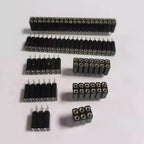 10pcs 2.54mm Dual Row PH7 Extra Plastic 2x2/4/8/10/15/20-40P Round PCB IC Crystal Transistor Hole Female Header Socket Connector