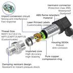 Pressure Transducer 4 20mA Water Gas Oil Liquid Pressure Sensor -1-0-1000bar 24VDC Positive Negative Vacuum Pressure Transmitter